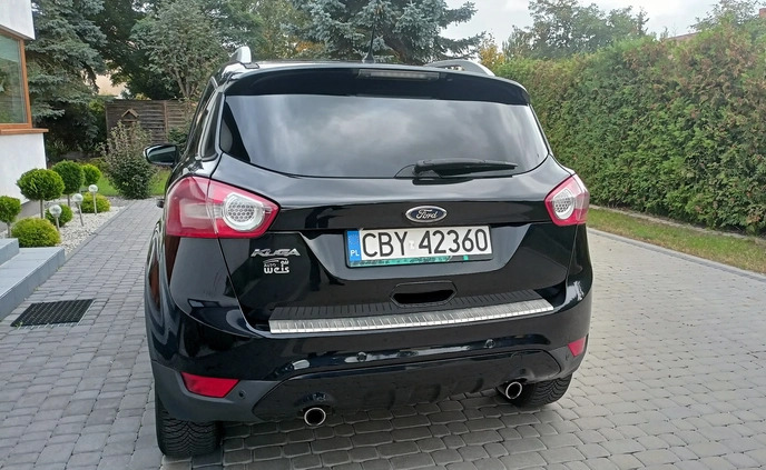 Ford Kuga cena 37800 przebieg: 272000, rok produkcji 2012 z Grudziądz małe 121